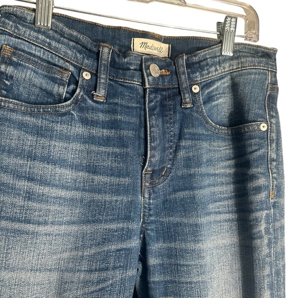 Madewell High Rise Skinny Crop Distressed Jeans Sz 26 - Picture 2 of 13